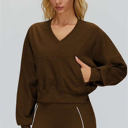 The Whisper V-Neck Hoodie