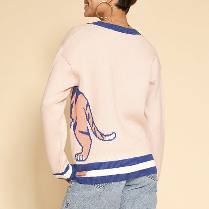 Tiger knit cardigan