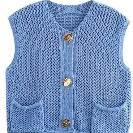 Knit sweater vest
