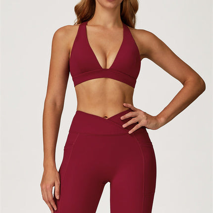 The Glacier Sports Bra Flared Leggings 2-Piece Set