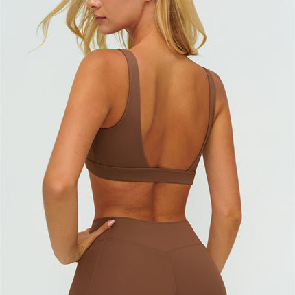 The Lushness V-Back Sports Bra Shorts 2-Piece Set