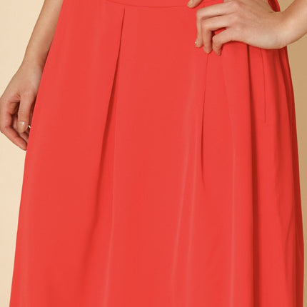 High Waist Pleated Skirt