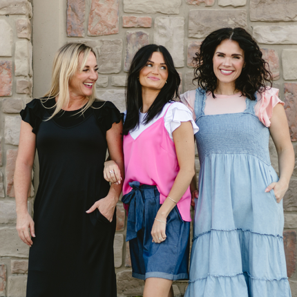 Ruffle Sleeve Halftee