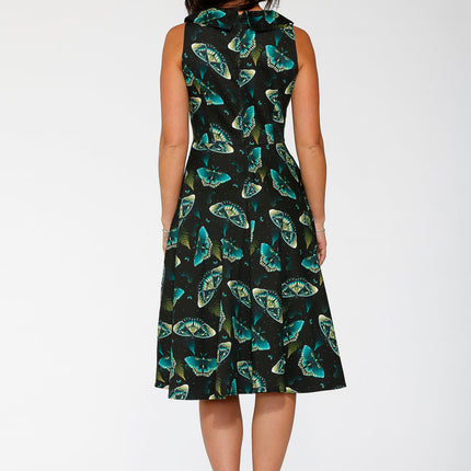 23242 Dark and Mystical Butterfly Swing Dress