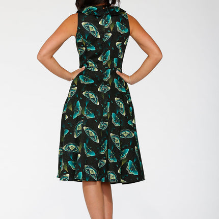 23242 Dark and Mystical Butterfly Swing Dress