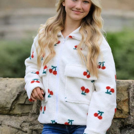 Sherpa cherries jacket