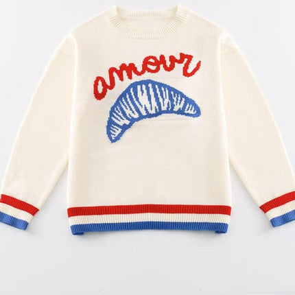Amour Croissant Sweater
