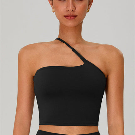 The Jewel One-Shoulder Crop Top
