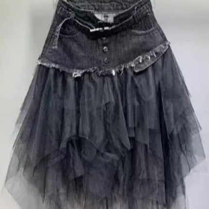 Denim Tutu Skirt