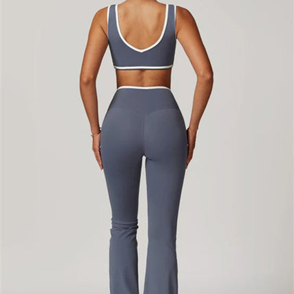 The Stamina Sports Bra Flared Leggings 2-Piece Set