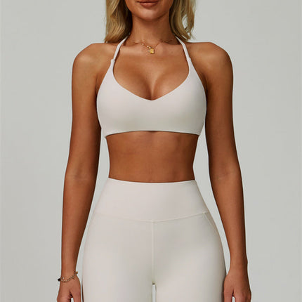 The Bold Cross Back Sports Bra Flared Leggings 2-Piece Set