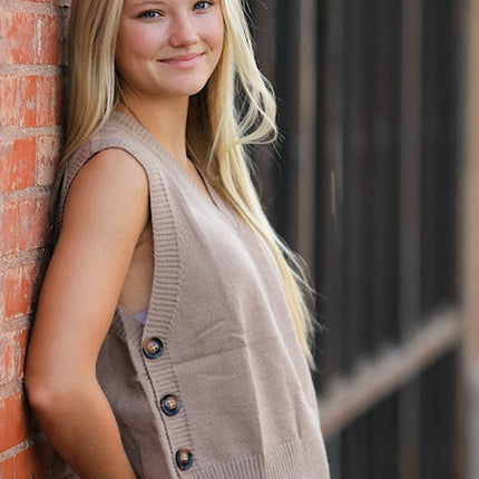 Women's Spring/Fall  V-Neck Knit Vest