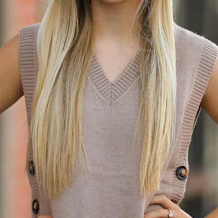 Women's Spring/Fall  V-Neck Knit Vest