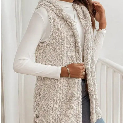 Hooded Fleece Vest