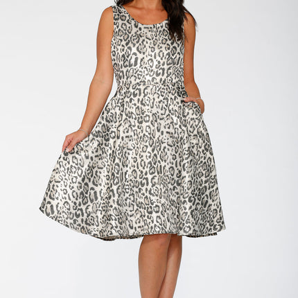 24401 Leopard Swing Dress