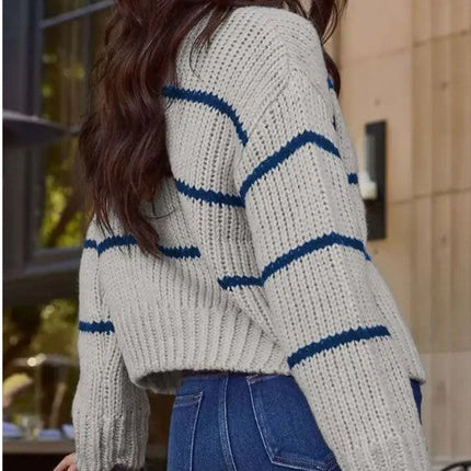 Striped Knit Sweater