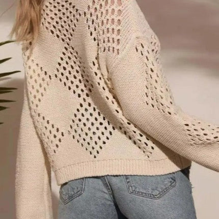 Hollow Knit Sweater
