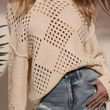 Hollow Knit Sweater