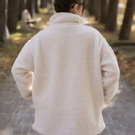Zip-up Faux Fur Jacket