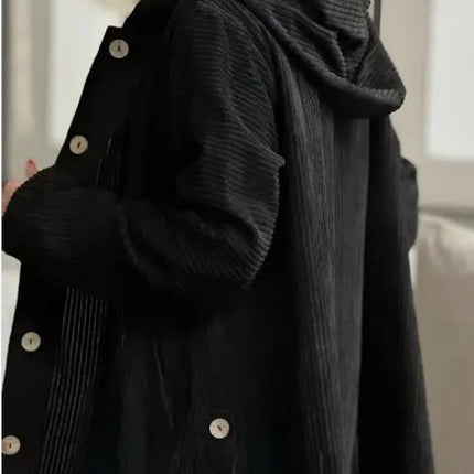 Corduroy Hooded Jacket