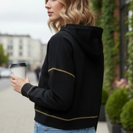 Zip-Up Hooded Sweatshirt