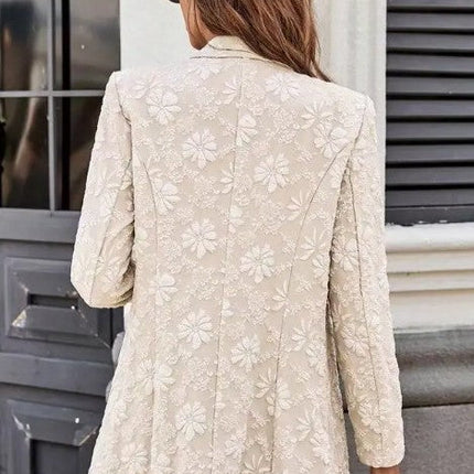 Floral Embroidered Blazer