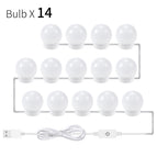 White 14 lights / USB