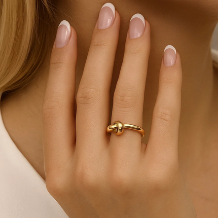 Love Knot Ring Commitment Ring