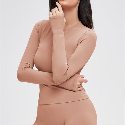 The Whim Long Sleeve T-shirt Shorts 2-Piece Set