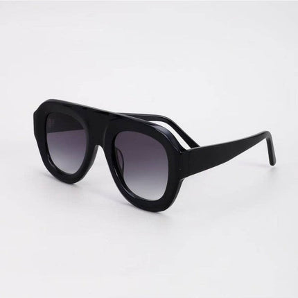 Miss Sparkling Retro Oversized Square Sunglasses