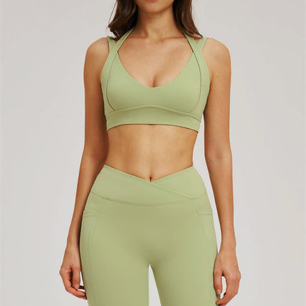 The Sizzle Sports Bra Flared Leggings 2-Piece Set