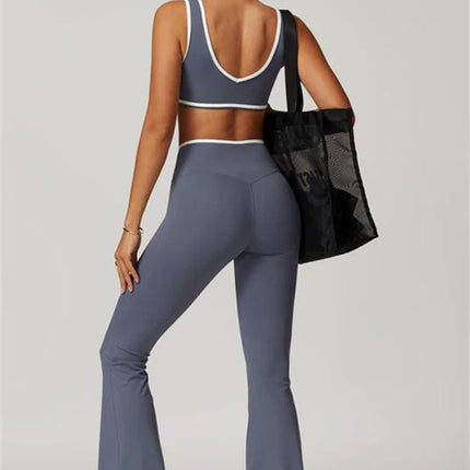 The Stamina Sports Bra Flared Leggings 2-Piece Set