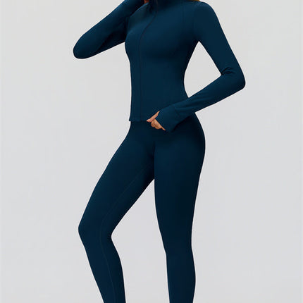 The FemmeFit Zip Jacket Leggings 2-Piece Set