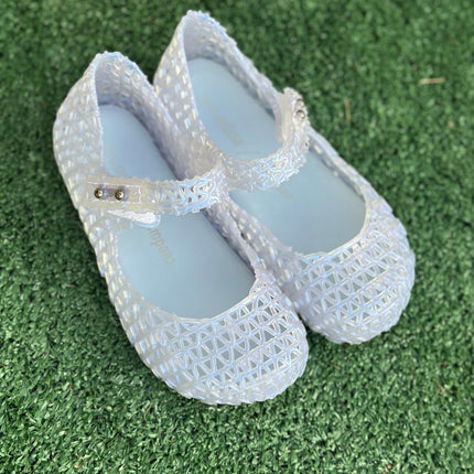 Campana Papel Zig Zag- Pearly White