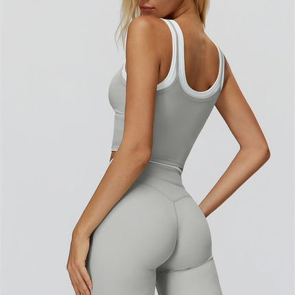 The Canyon Crop Tank Flared Leggings 2-Piece Set