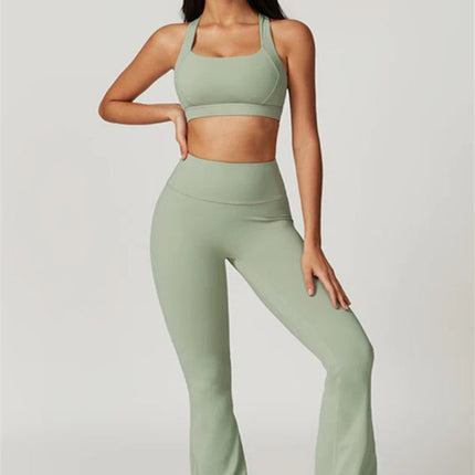 The Isabella Sports Bra Flares 2-Piece Set