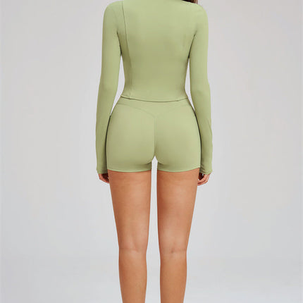 The Sizzle Zip Jacket Shorts 2-Piece Set