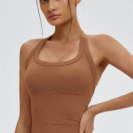 The Slate Y-Back Top Flared Leggings 2-Piece Set