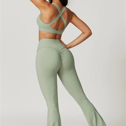 The Isabella Sports Bra Flares 2-Piece Set