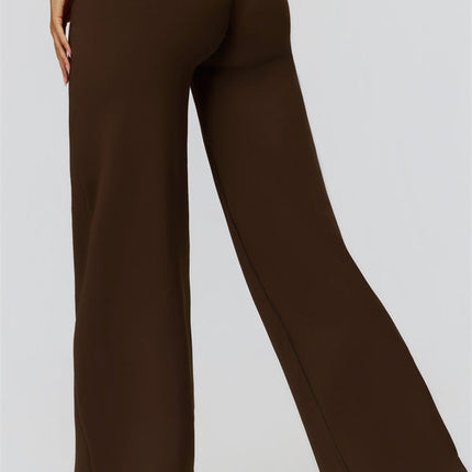 The FemmeFit Zip Jacket Straight Leg Pants 2-Piece Set