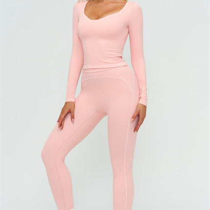 The Amara Long Sleeve T-shirt Leggings 2-Piece Set