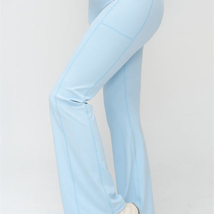The BoldFit Crop Top Flared Leggings 2-Piece Set