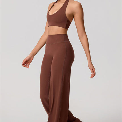 The Nestle Sports Bra Straight Leg Pants 2-Piece Set
