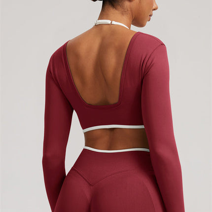 The Elevate Long Sleeve Crop top