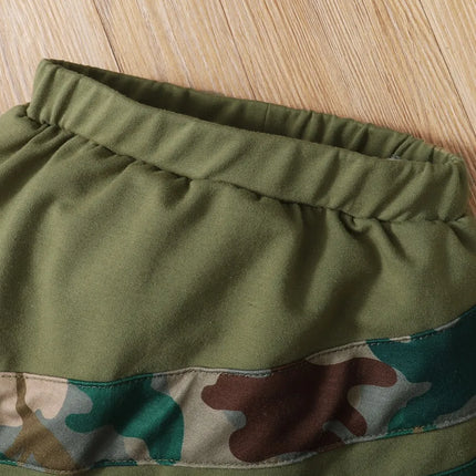 Children's Camouflage Top and Pants Set