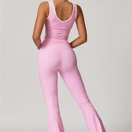 The Stamina Tank Top Flared Leggings 2-Piece Set