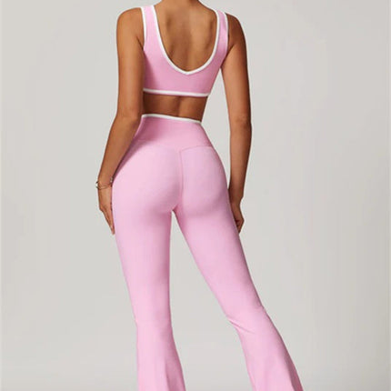 The Stamina Sports Bra Flared Leggings 2-Piece Set