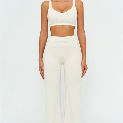 The Amara Sports Bra Flared Leggings 2-Piece Set