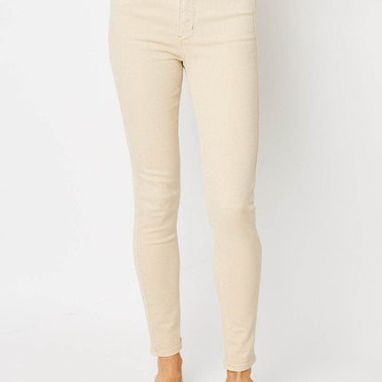 Judy Blue Full Size Garment Dyed Tummy Control Skinny Women Jeans