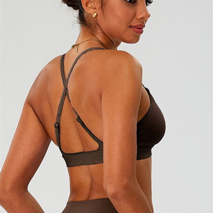 The Ember Sports Bra Crop Top Shorts 3-Piece Set
